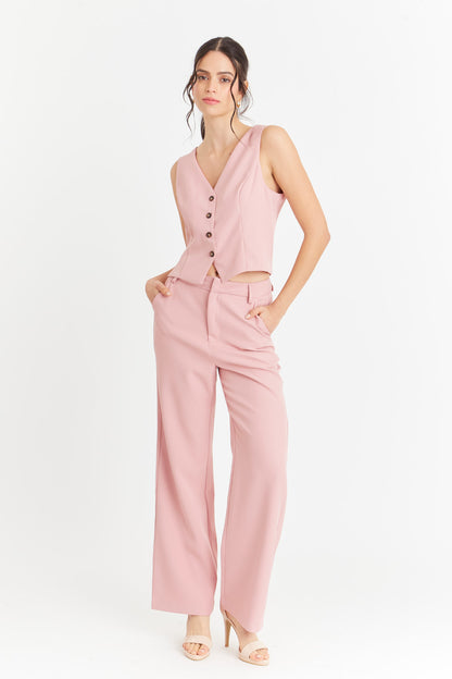 Pantalón Básico Rosado