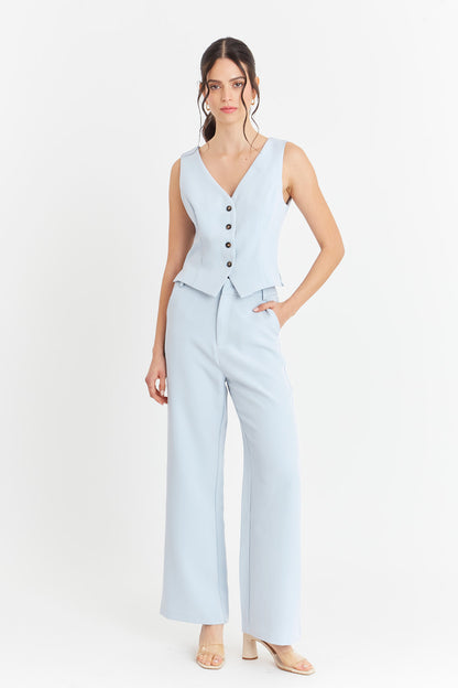 Pantalón Básico Celeste