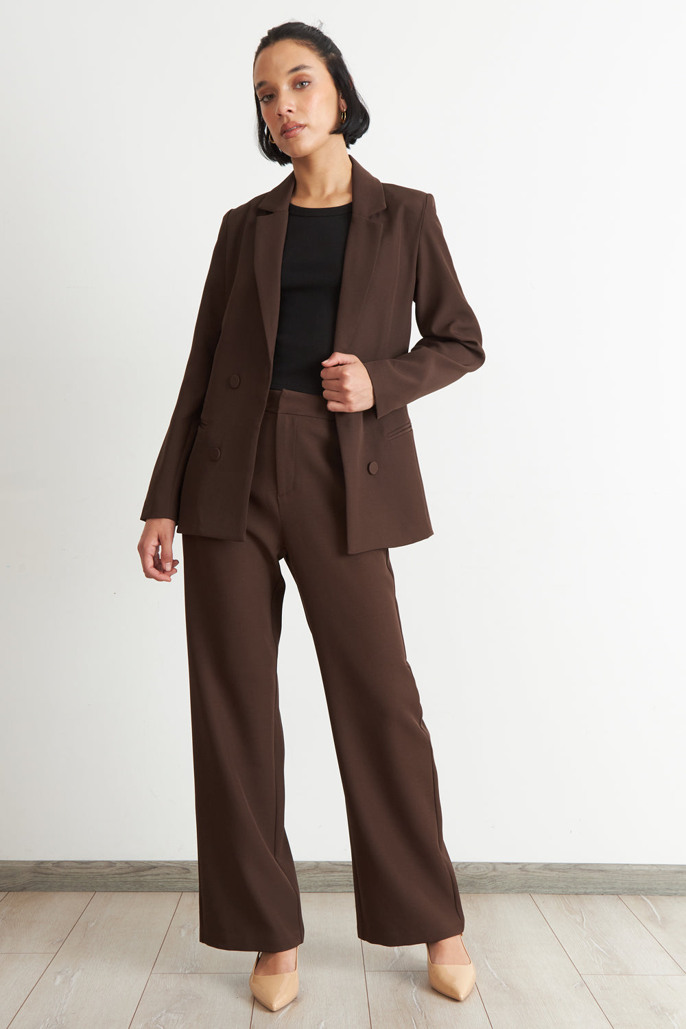 Pantalón Básico Café