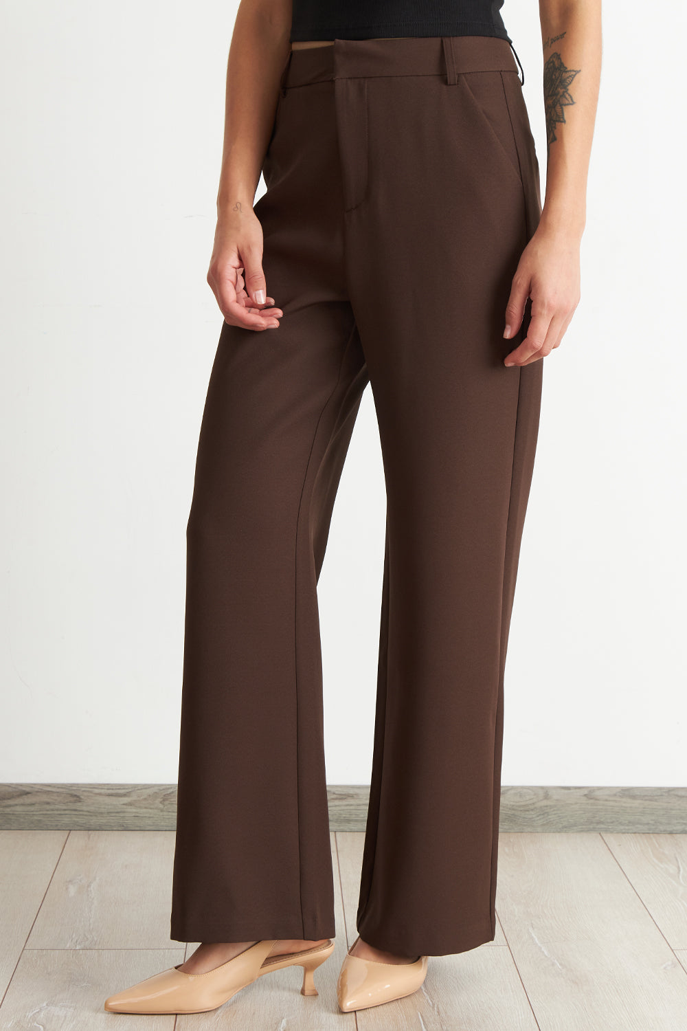 Pantalón Básico Café