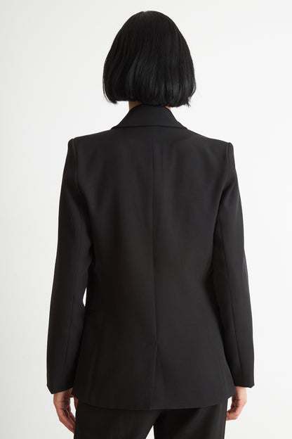 Blazer Básico de Tope Negro