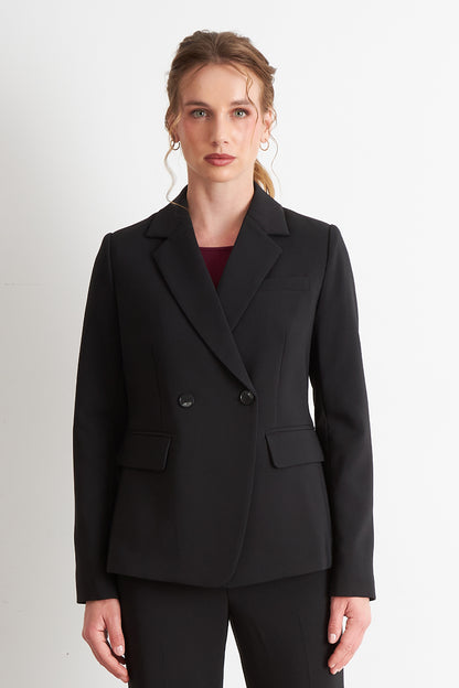 Blazer Sastrero Dos Botones Negro