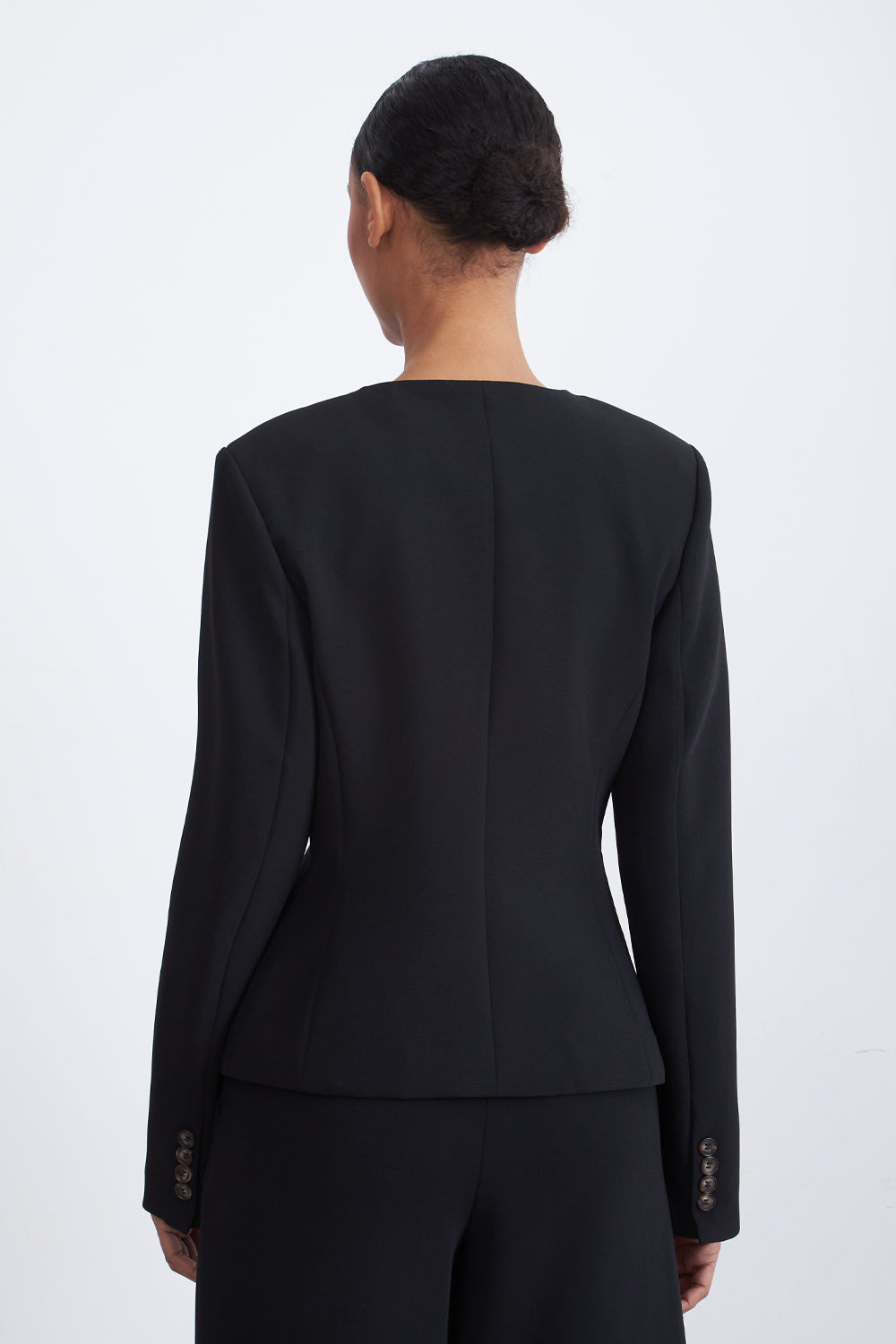 Blazer Peplum Botones