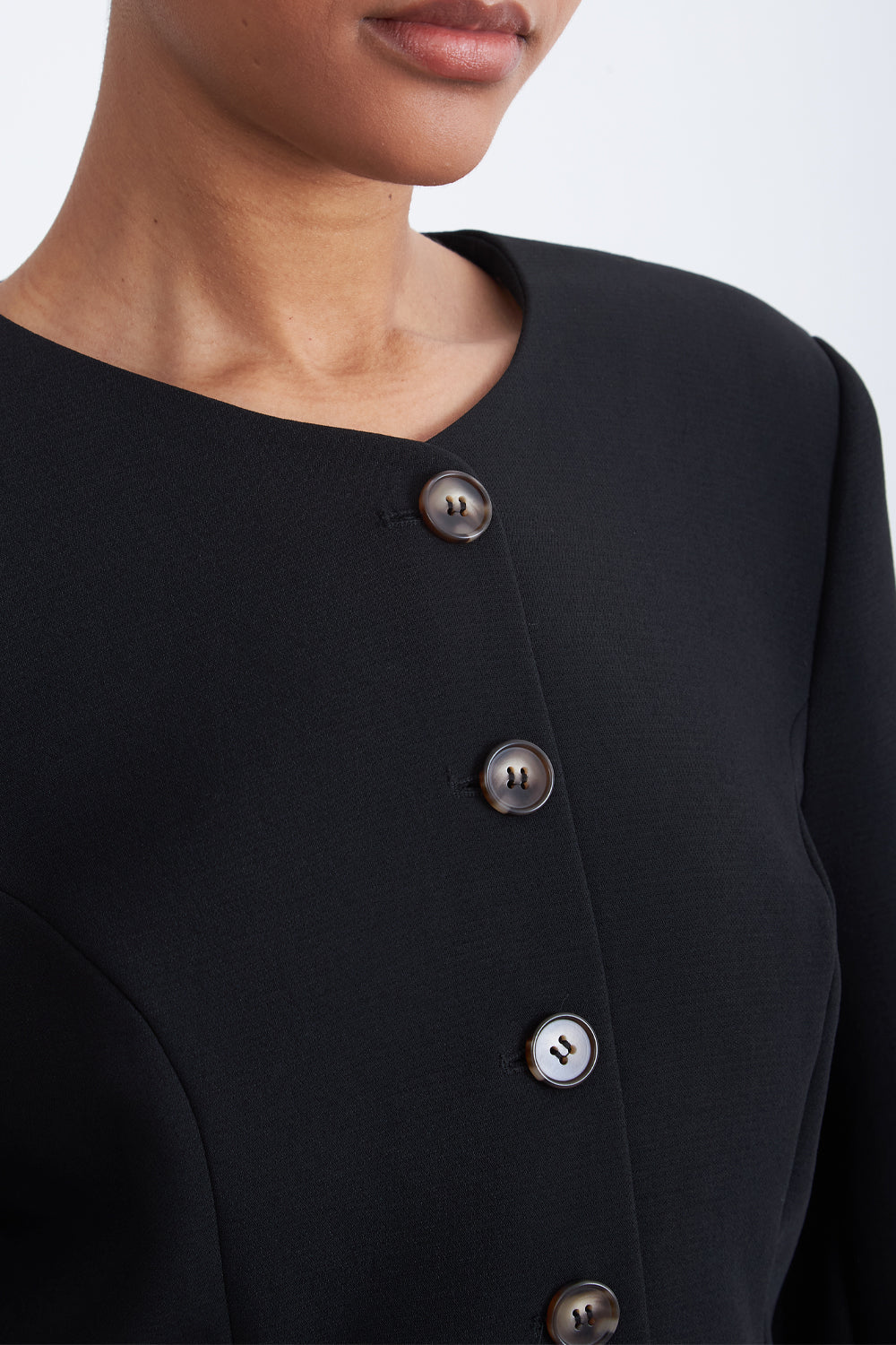 Blazer Peplum Botones