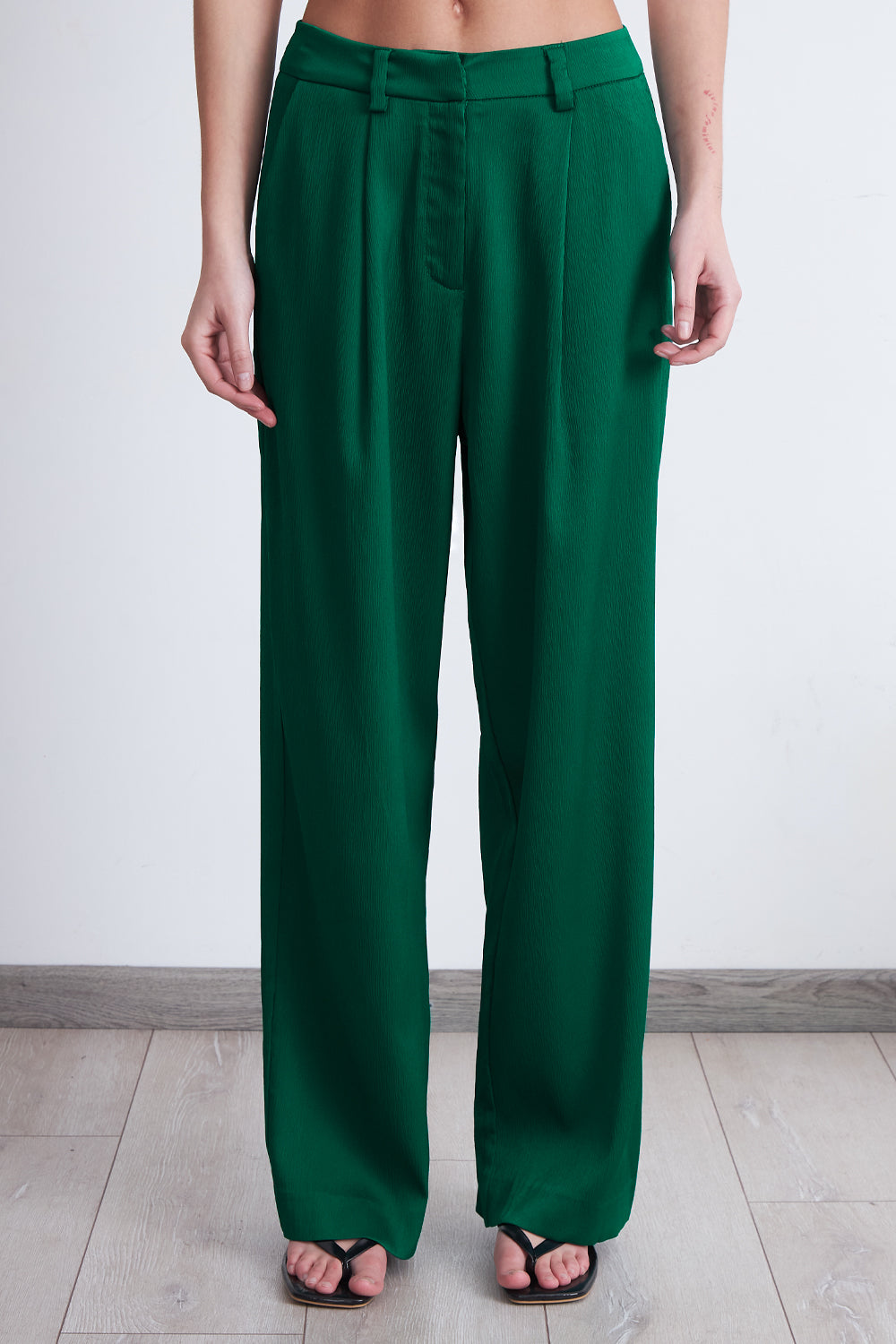 Pantalón Satinado Verde