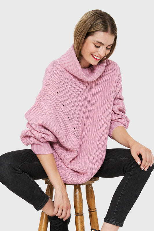 Maxi Sweater Rosado
