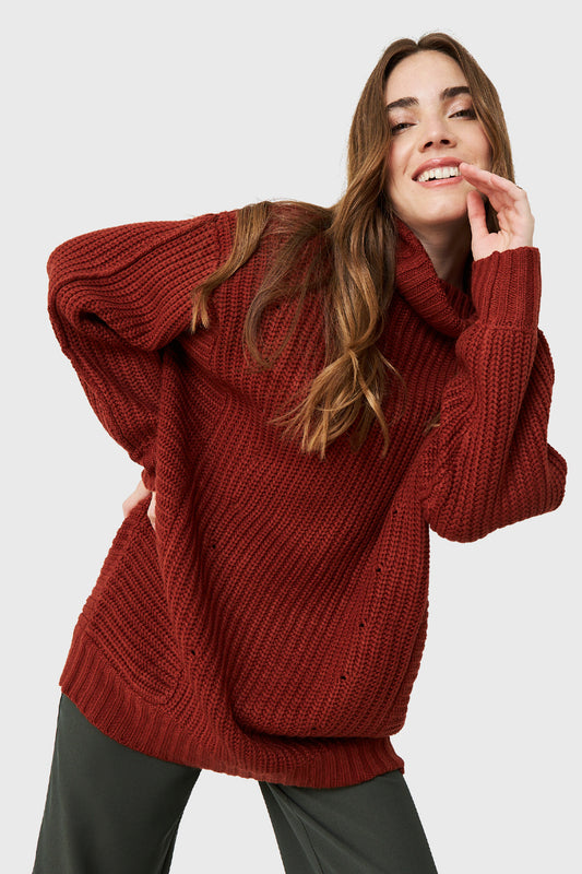 Maxi Sweater Óxido