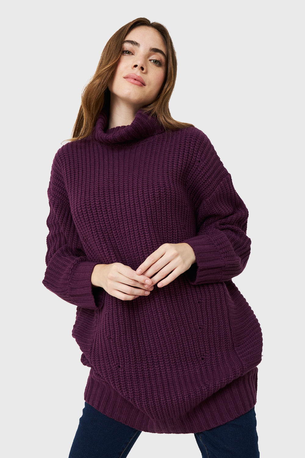 Maxi Sweater Uva