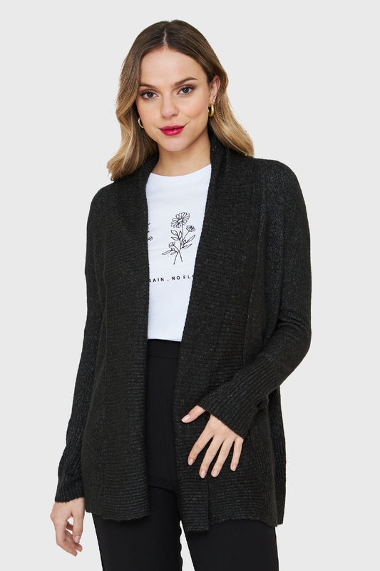 Cárdigan Básico Negro