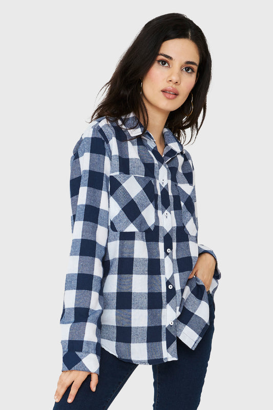 Camisa Cuadros Azul