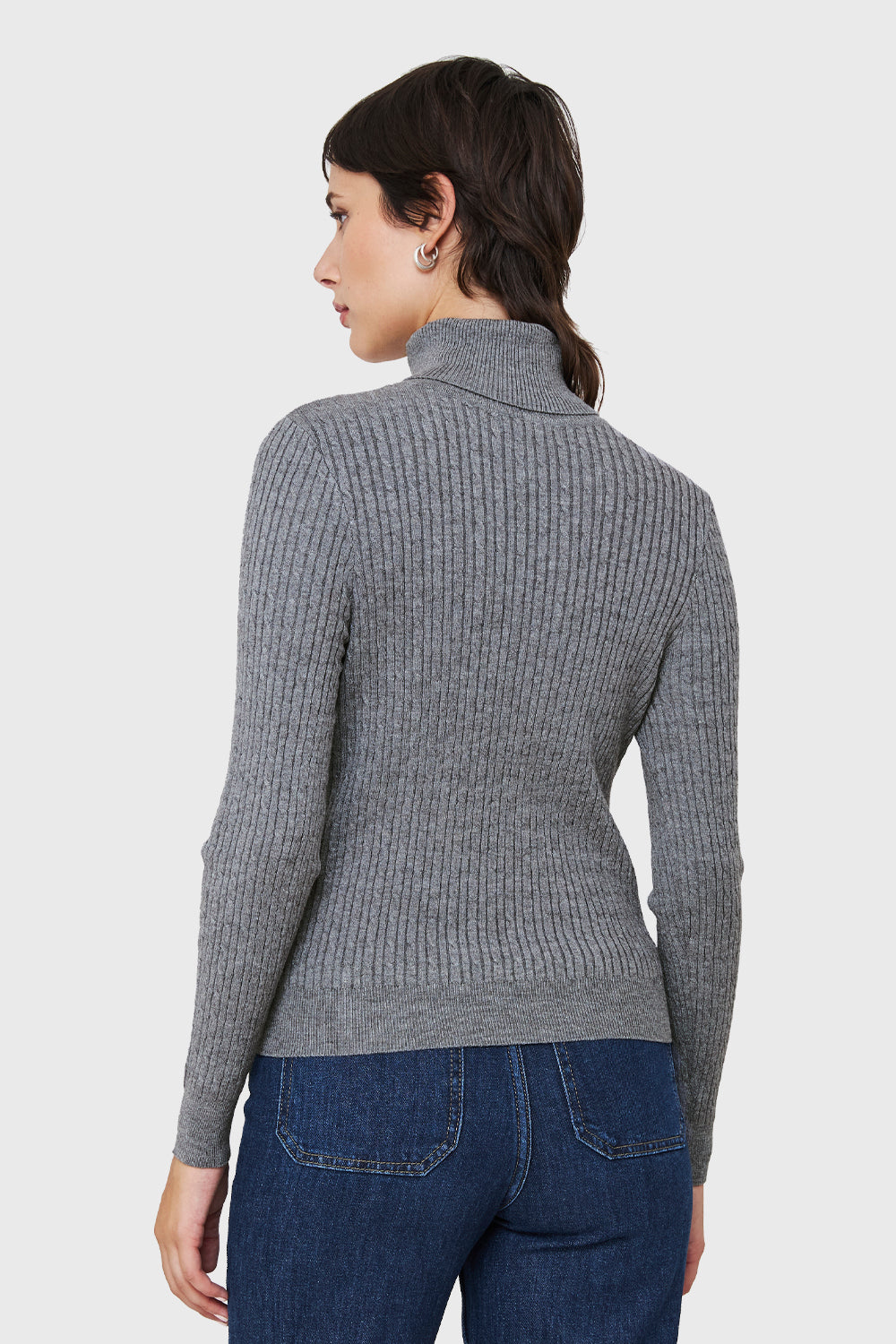 Sweater Tipo Cadenetas Gris