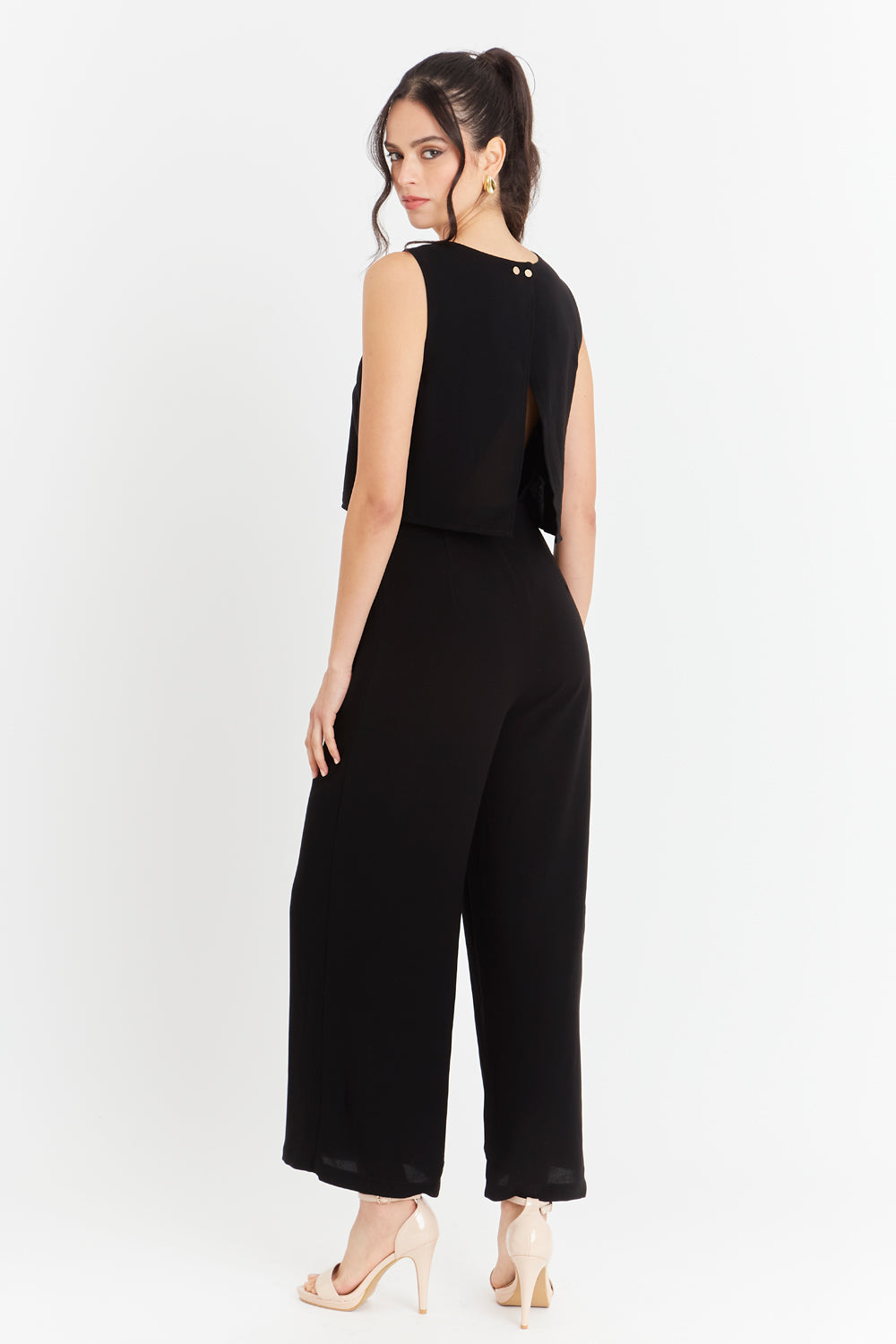 Enterito Efecto Dos Piezas Negro