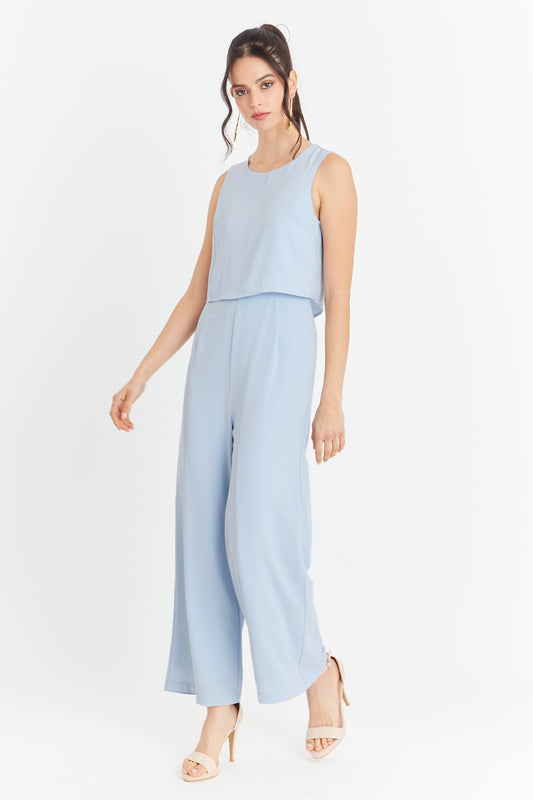 Enterito Efecto Dos Piezas Celeste