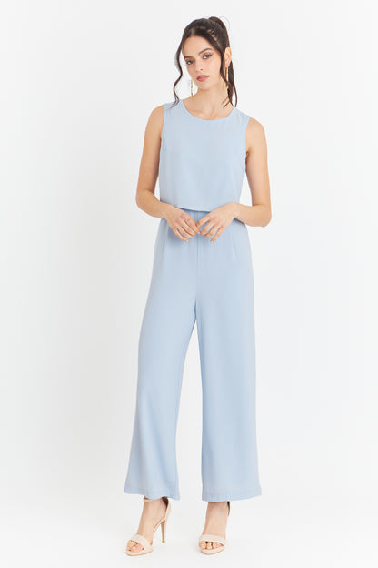 Enterito Efecto Dos Piezas Celeste