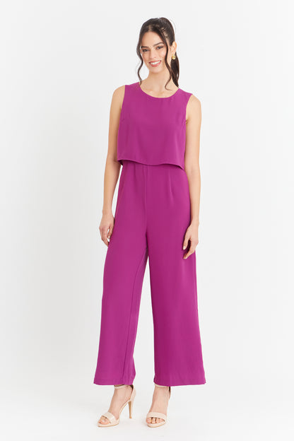 Enterito Efecto Dos Piezas Morado