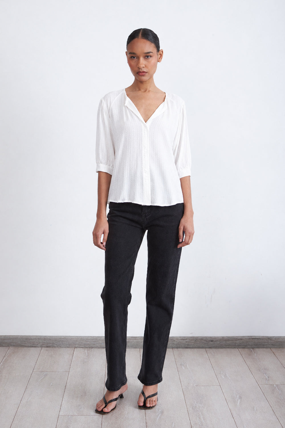 Blusa Holgada Blanco