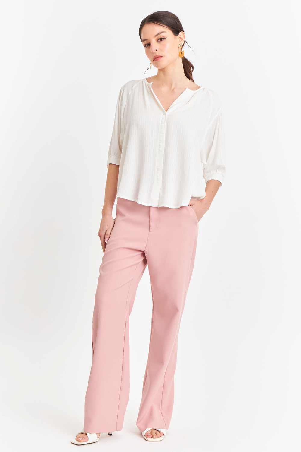 Blusa Holgada Blanco
