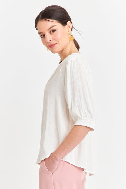 Blusa Holgada Blanco