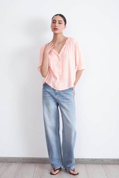 Blusa Holgada Rosado