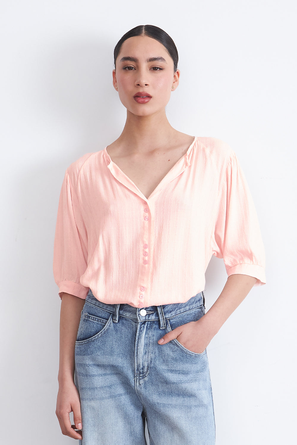Blusa Holgada Rosado