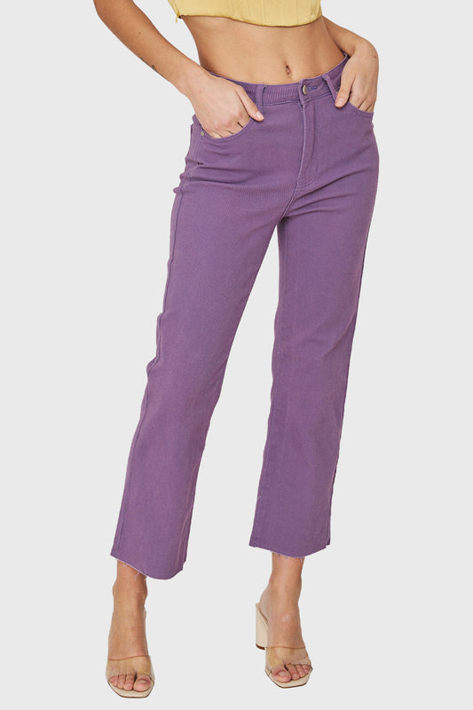 Jeans Recto Morado