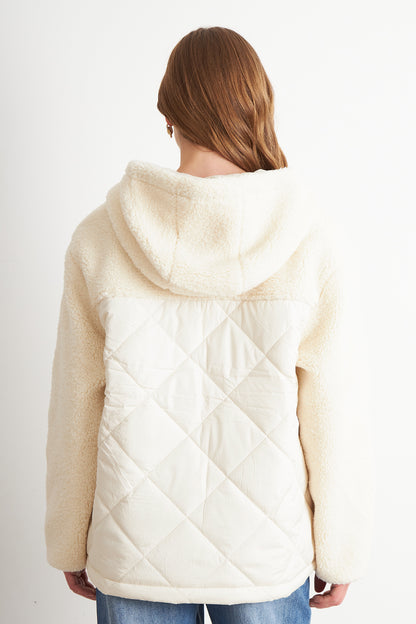 Chaqueta Mitad Chiporro/Parka Blanco Invierno