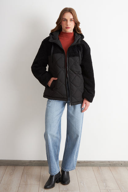 Chaqueta Mitad Chiporro/Parka Negro
