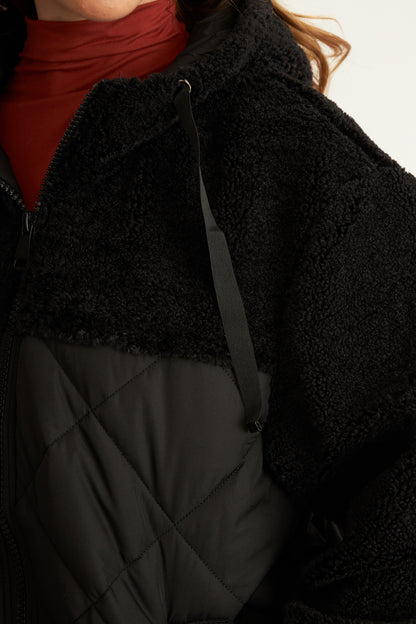 Chaqueta Mitad Chiporro/Parka Negro