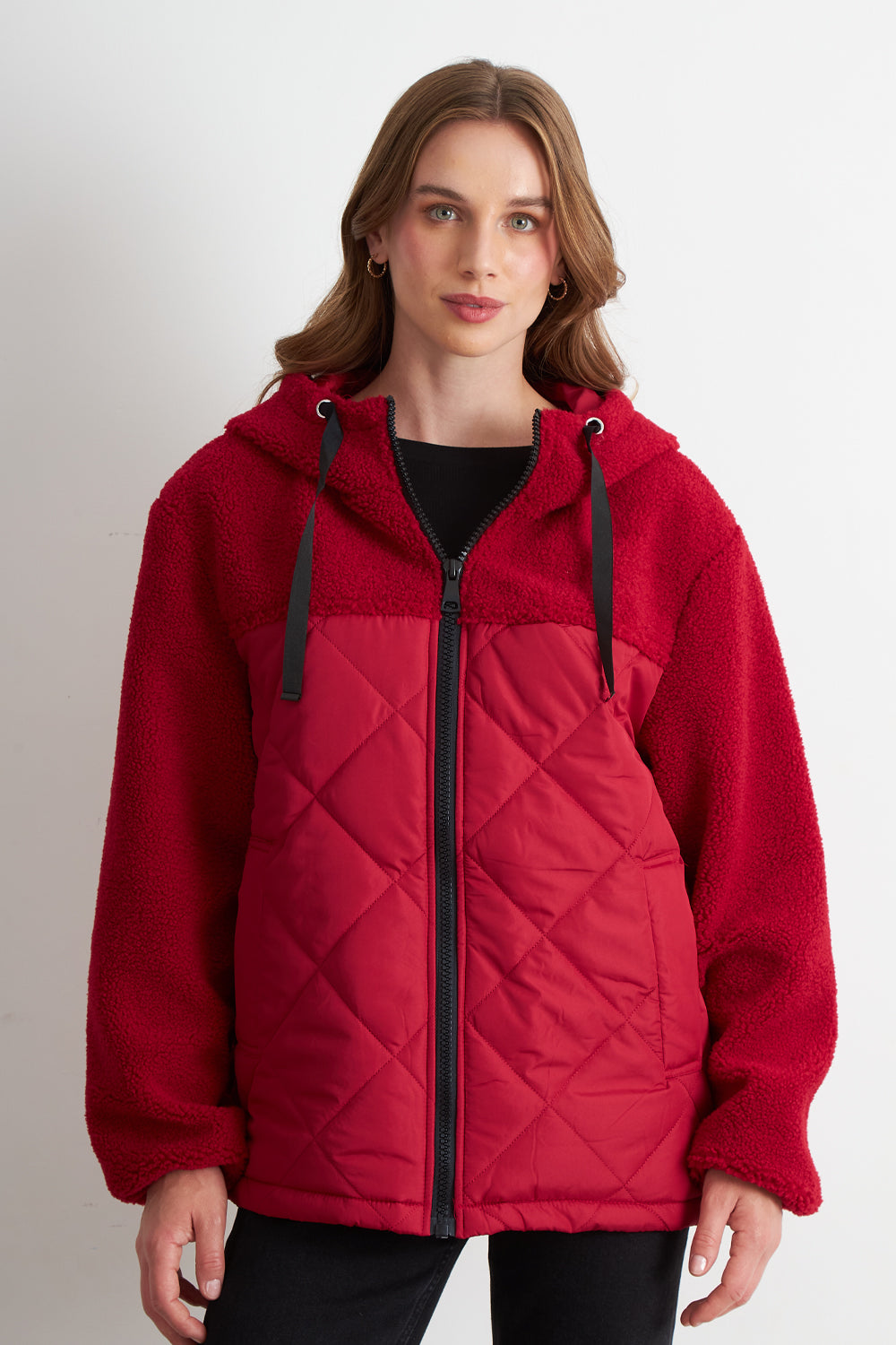 Chaqueta Mitad Chiporro/Parka Rojo