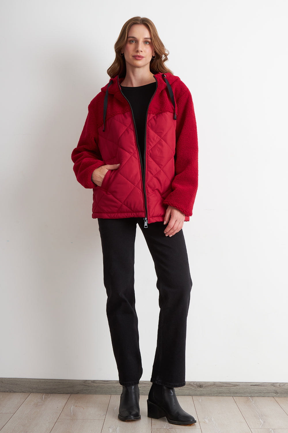 Chaqueta Mitad Chiporro/Parka Rojo