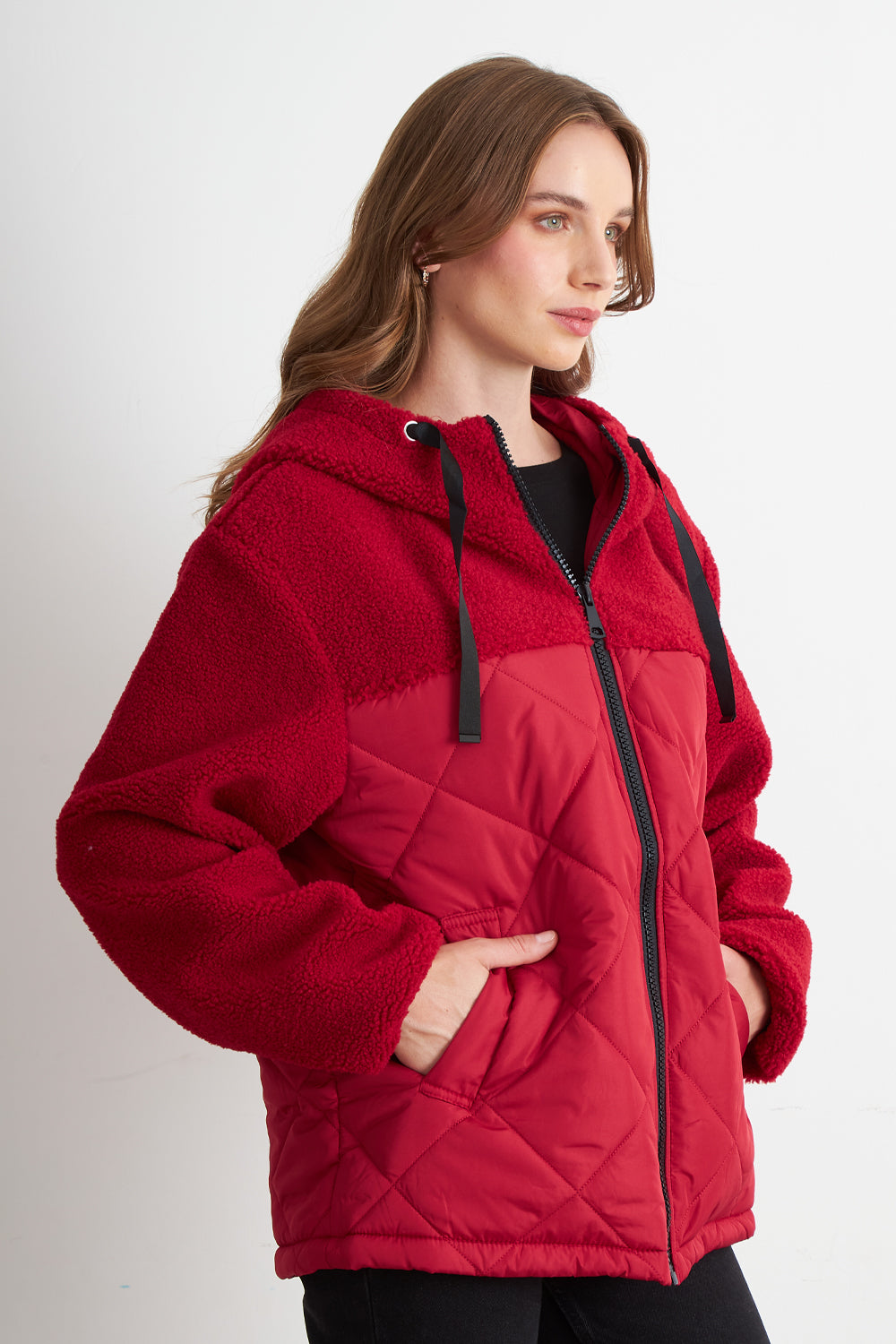 Chaqueta Mitad Chiporro/Parka Rojo