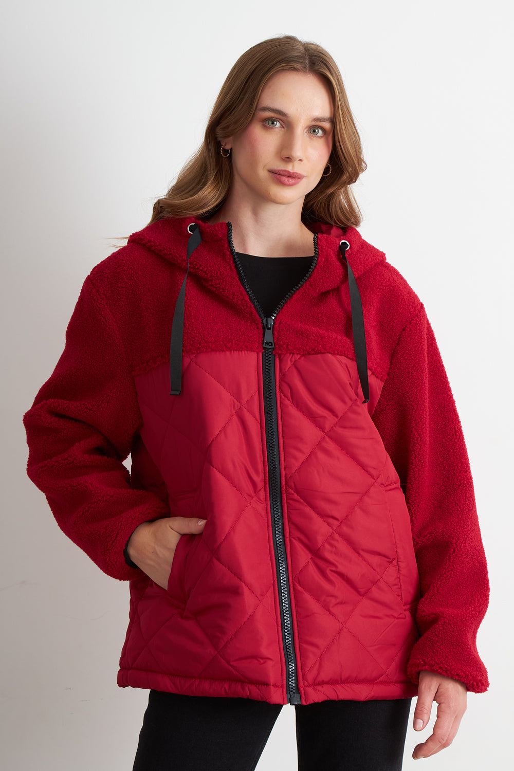Chaqueta Mitad Chiporro/Parka Rojo