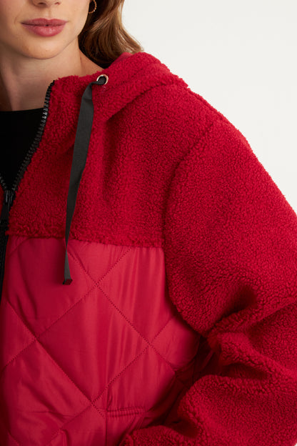 Chaqueta Mitad Chiporro/Parka Rojo