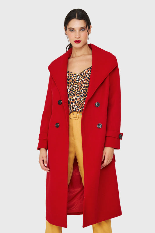Abrigo Lazo  Rojo