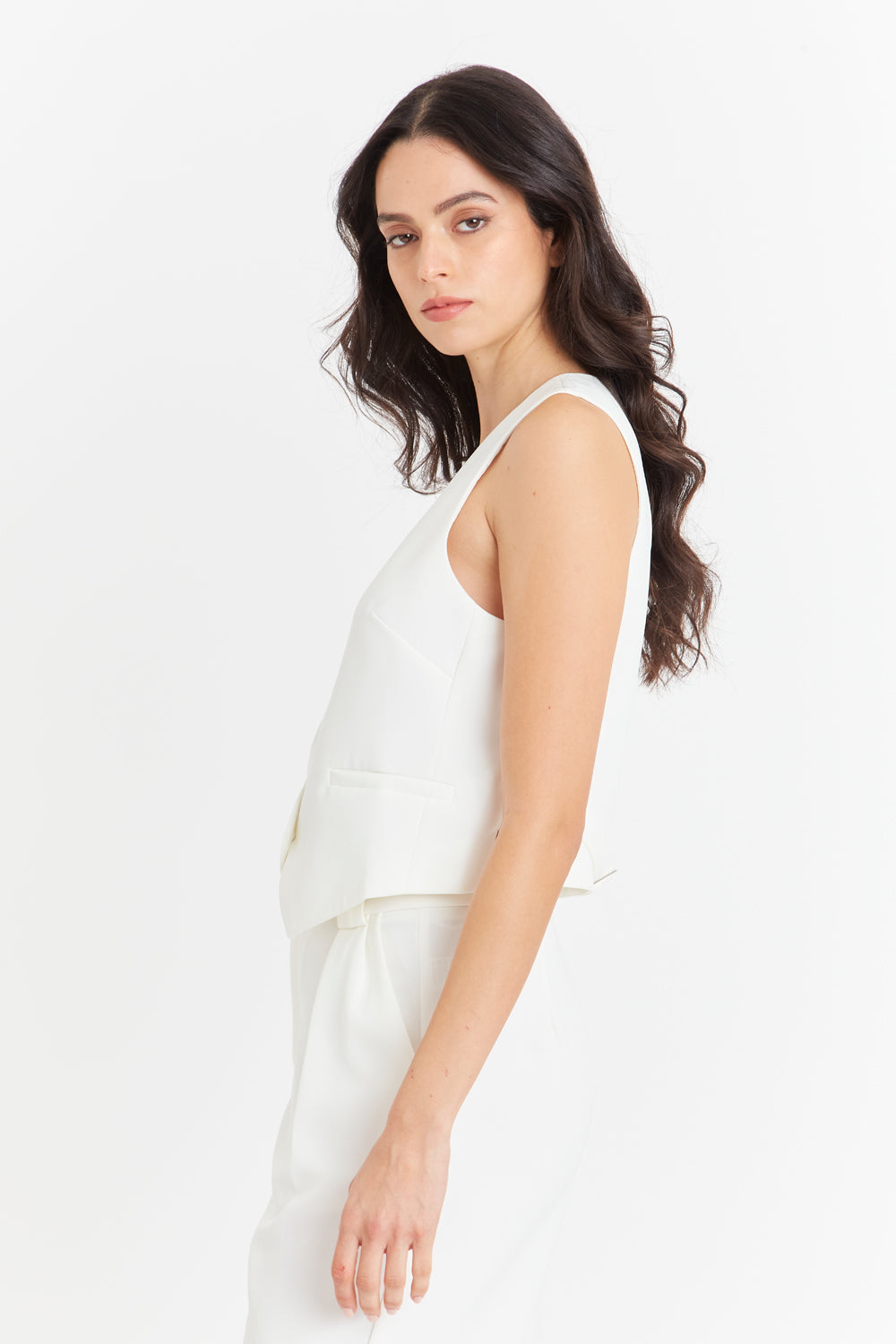 Gilet Básico Blanco Nicopoly