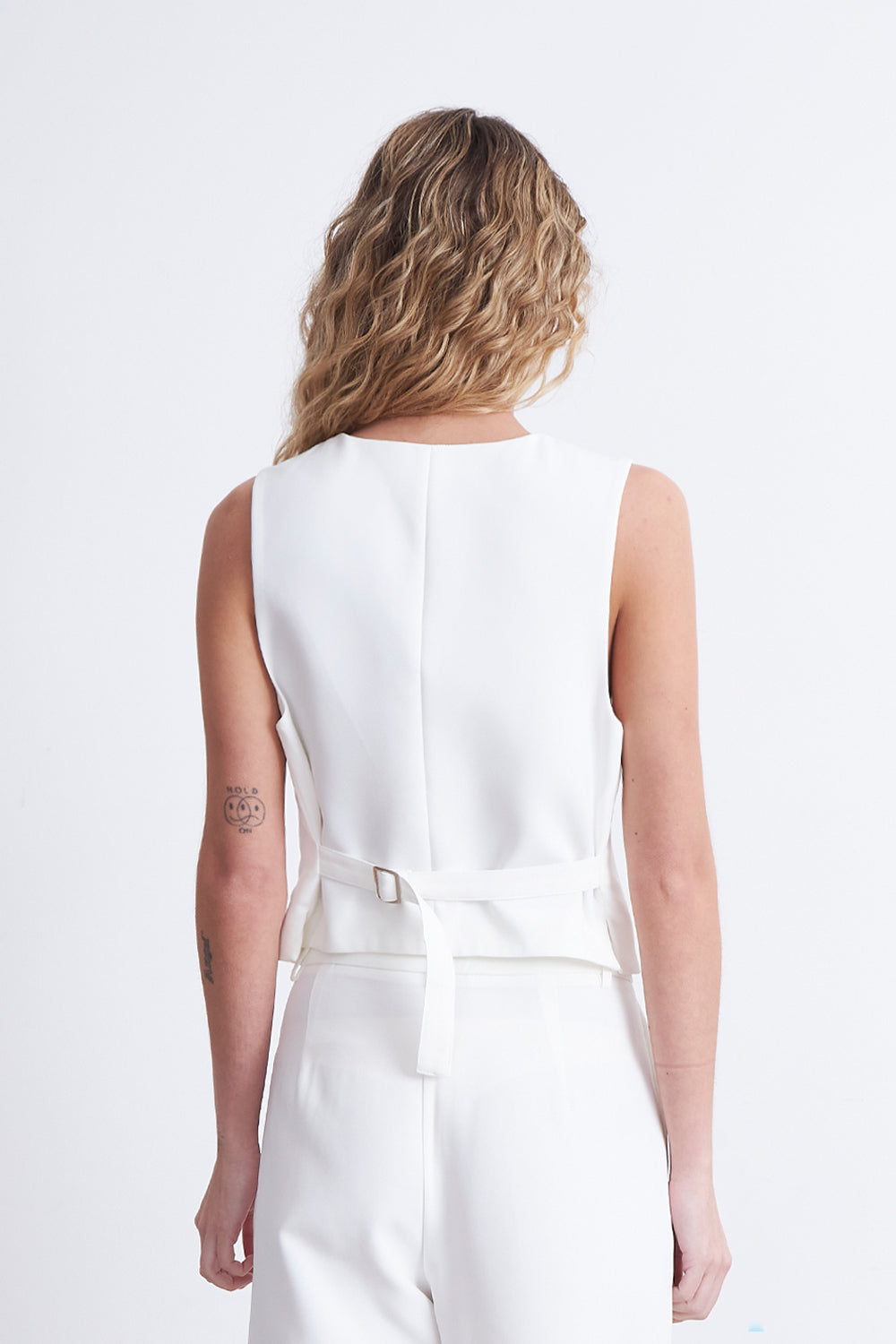 Gilet Básico Ajustable Blanco