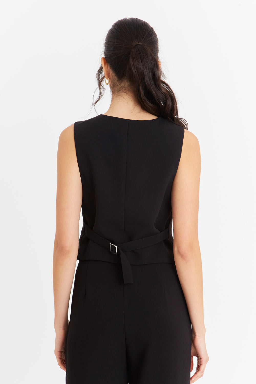 Gilet Básico Ajustable Negro Nicopoly