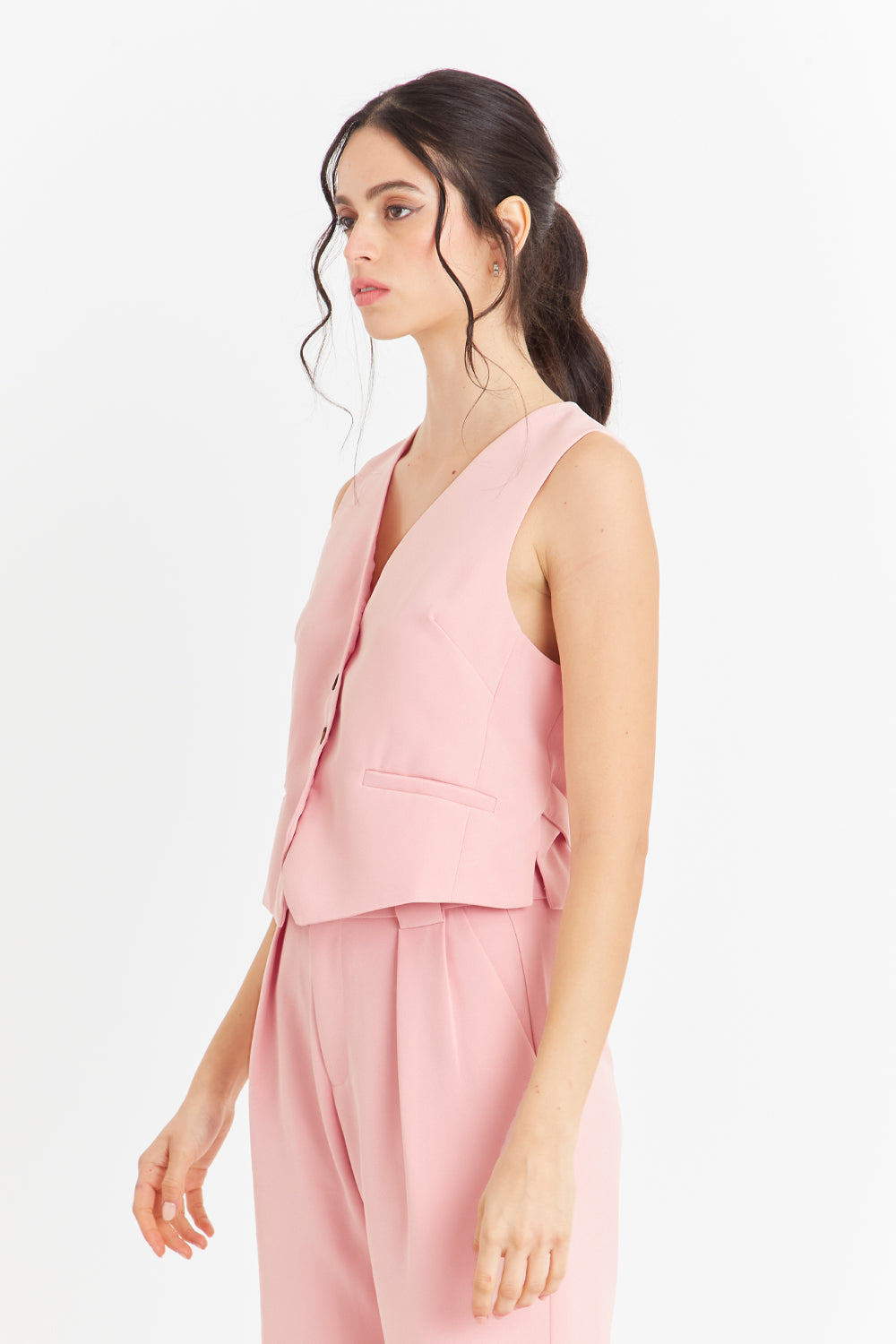 Gilet Básico Rosado Nicopoly