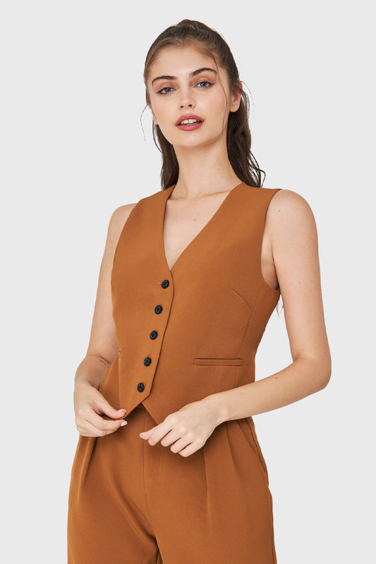 Chaleco Gilet Camel