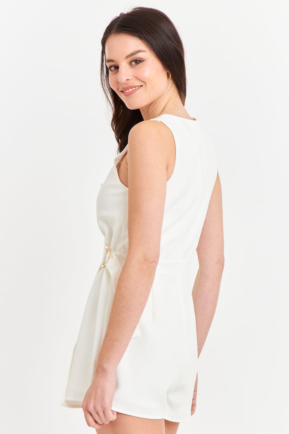 Enterito Escote Cruzado Blanco