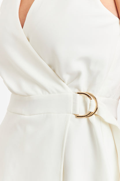 Enterito Escote Cruzado Blanco