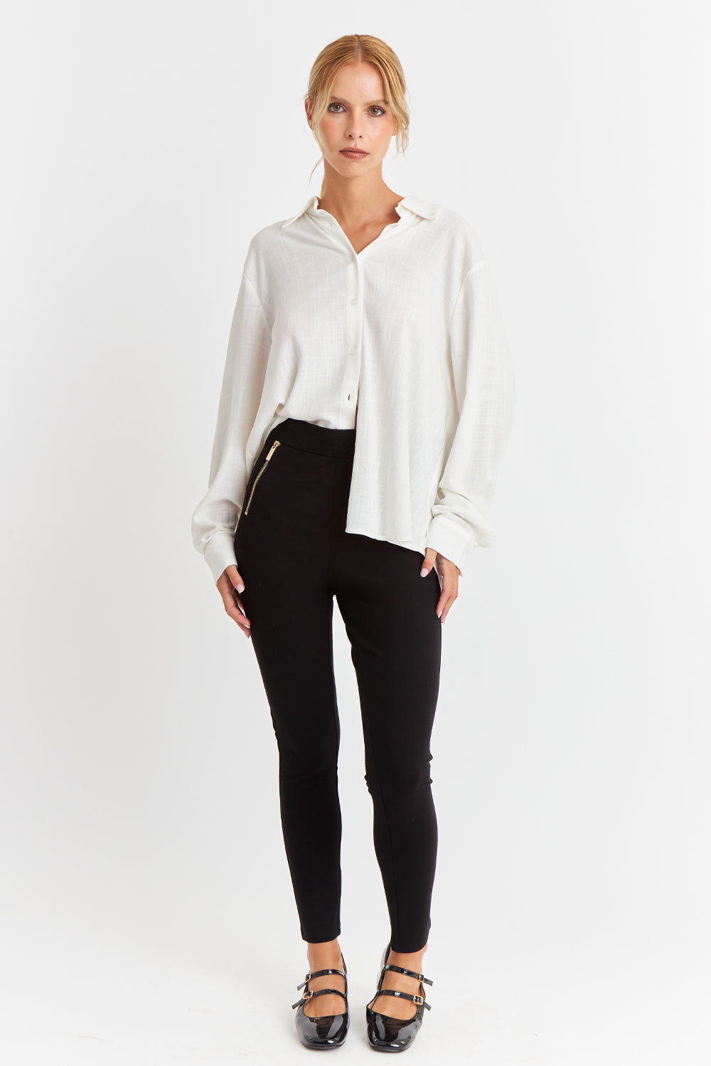 Calza Cierres Decorativos Negro