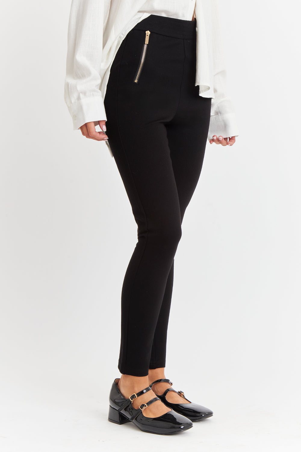 Calza Cierres Decorativos Negro