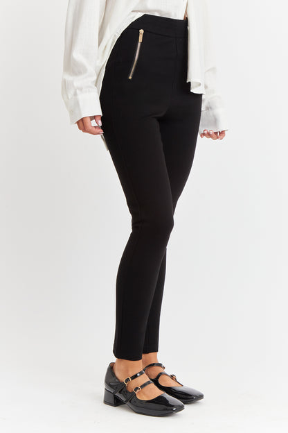 Calza Cierres Decorativos Negro