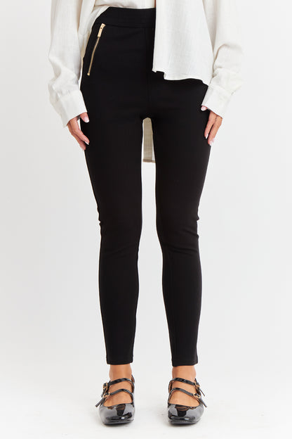 Calza Cierres Decorativos Negro