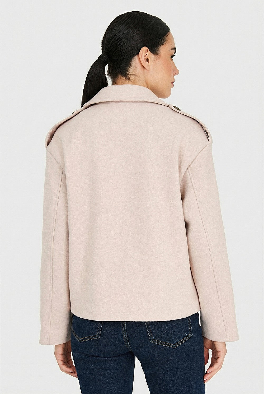 Abrigo Corto Beige