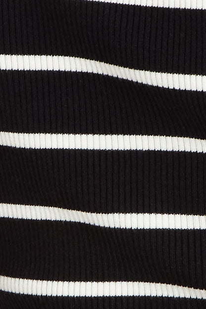 Sweater Rayas Negro