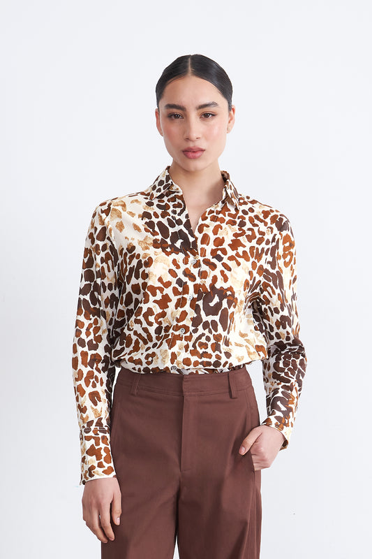 Camisa Safari Café