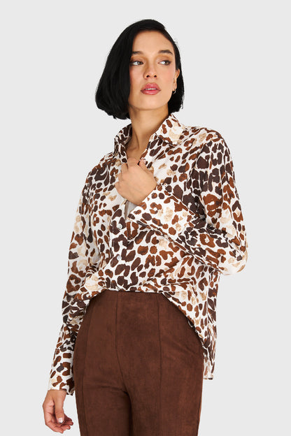 Camisa Safari Café