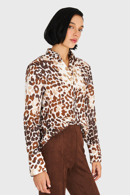 Camisa Safari Café